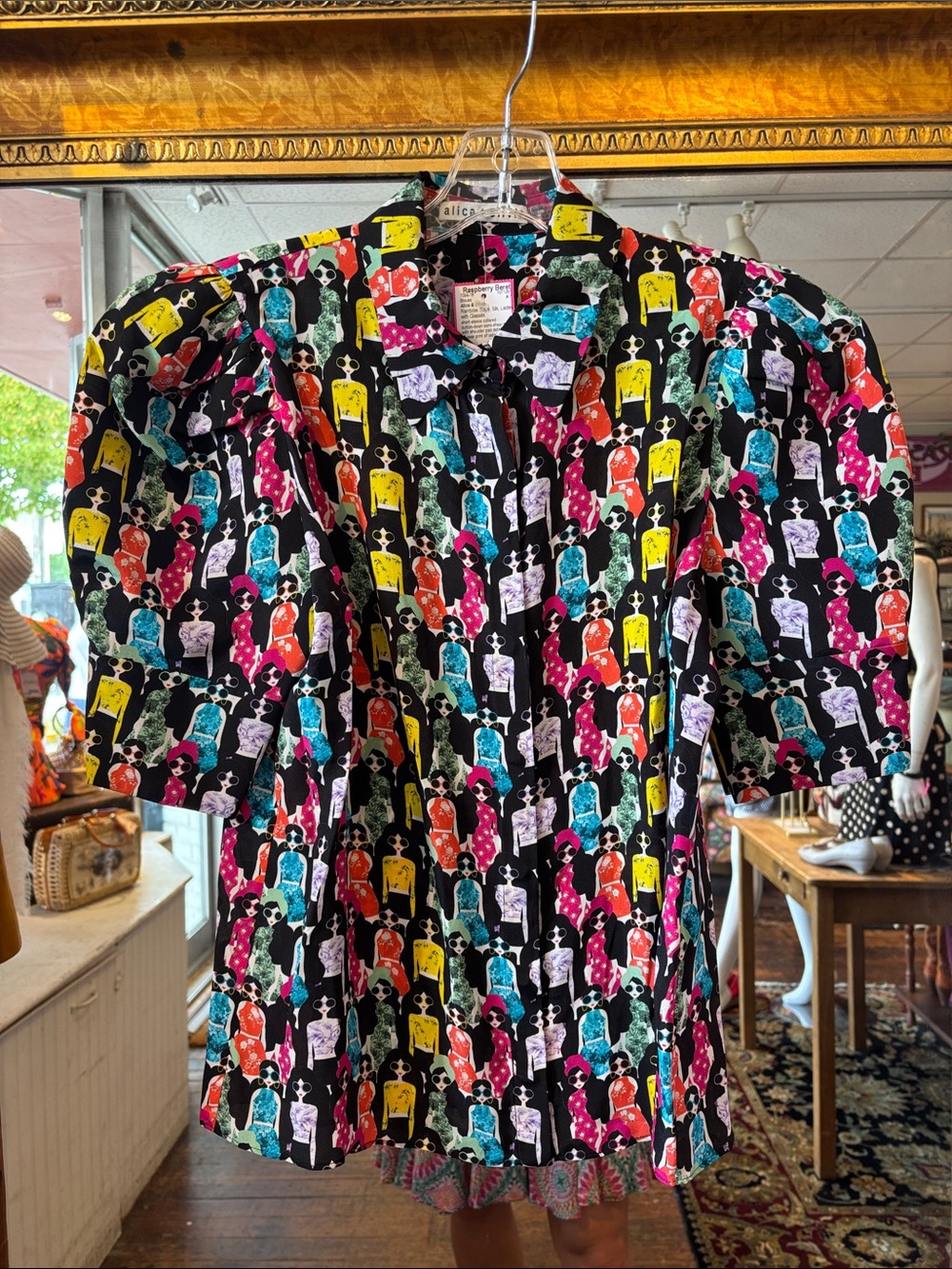 Colorful Graphic Print Short-Sleeve Men’s Shirt